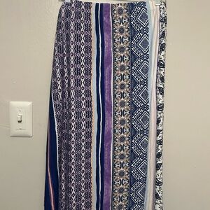 Chico's Blue Maxi Skirt for Casual Resort Wear